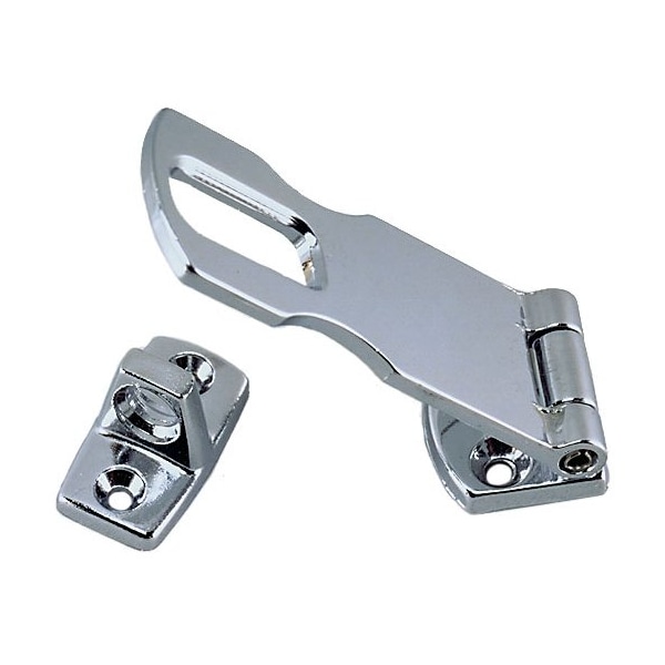Perko Perko 1198DP3CHR Chrome-Plated Hasp - 3-3/4" Length x 1" Width x 1/4" Padlock Clearance 1198DP3CHR - main